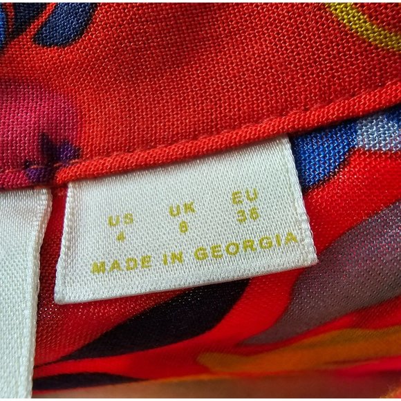 Maeve Anthropologie Blithe Floral Button down top Size 4 - Picture 6 of 8